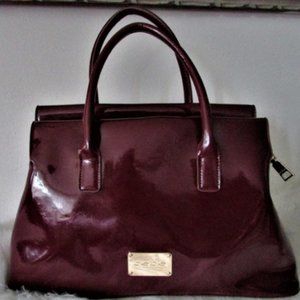 Burgundy Bebe Handbag